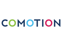 The logo for Comotion